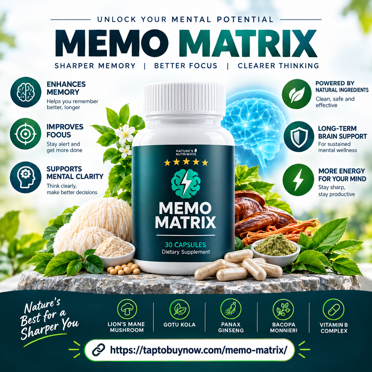 Memo Matrix memory and focus supplement